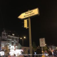 Das Schild das niemand findet (Bahnhofsplatz Pasing)