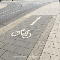 Radweg ins Nichts, in München-Pasing